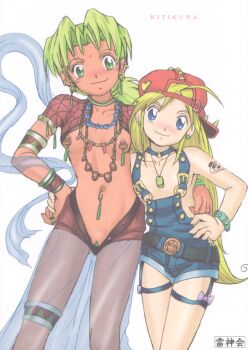 2girls bindi blush blush_stickers bracelet breasts clitoris_piercing clitoris_ring flat_chest frilled_thigh_strap garter_straps hat jewelry kaolla_su kitikuna love_hina multiple_girls naked_overalls navel navel_piercing necklace nipple_piercing nipple_rings nipples no_shirt overall_shorts overalls piercing pussy_piercing sarah_mcdougal see-through_clothes signature small_breasts tattoo thigh_strap topless_female topless_male