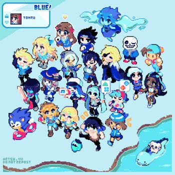 6+boys 6+girls abs akari_(pokemon) among_us animated animated_gif apple arm_up armor arms_behind_head arrow_(symbol) artist_name artsy_vii backwards_hat bandana bijou_(hamtaro) bike_shorts black_hair black_pants black_shorts blonde_hair blue_bandana blue_cape blue_dress blue_eyes blue_footwear blue_hair blue_headband blue_hoodie blue_overalls blue_shirt blue_skin blue_skirt blue_tunic blush_stickers bokujou_monogatari boots boyfriend_(friday_night_funkin') bravely_default_(series) bright_pupils brown_eyes brown_footwear brown_hair butterfly_hair_ornament cape character_select closed_eyes color_connection colored_skin covered_mouth crewmate_(among_us) crossover dark-skinned_female dark_skin deltarune dimitri_alexandre_blaiddyd dimitri_alexandre_blaiddyd_(timeskip) dress edea_lee eyepatch felix_hugo_fraldarius fire_emblem fire_emblem:_three_houses flying_sweatdrops food friday_night_funkin' fruit funamusea fur-trimmed_cape fur_trim galaxy_expedition_team_survey_corps_uniform gen_2_pokemon grey_shirt grin hair_ornament hair_over_eyes hair_ribbon hairclip hamtaro_(series) hand_on_own_hip hands_in_pockets happy hashibira_inosuke hat hatsune_miku headband highres holding holding_food holding_fruit holding_hands holding_microphone holding_poke_ball holding_staff holding_sword holding_weapon honda_tohru hood hood_up hoodie hydrokinesis kimetsu_no_yaiba kris_(dark_world)_(deltarune) kris_(deltarune) lapis_lazuli_(steven_universe) liquid_wings long_hair long_sleeves marija_(muse_dash) marija_(violinist)_(muse_dash) microphone multiple_boys multiple_crossover multiple_girls muse_dash music musical_note naruto_(series) nintendo no_mouth no_nose onigiri oounabara_to_wadanohara open_mouth overalls pants pectorals pete_(bokujou_monogatari) pixel_art pleated_skirt pointy_ears poke_ball poke_ball_(basic) pokemon pokemon_legends:_arceus pokemon_rse pokemon_swsh quagsire red_footwear red_headwear red_ribbon red_scarf ribbon riding ringabel river rune_factory rune_factory_4 running ryker_(rune_factory) sans_(undertale) scarf school_uniform shirt shoes shorts shoulder_tattoo singing skeleton skirt slippers smile sneakers sonic_(series) sonic_the_hedgehog speech_bubble spoken_musical_note spoken_symbol staff steven_universe sword tattoo the_legend_of_zelda the_legend_of_zelda:_breath_of_the_wild thigh_boots topless_male tunic twintails uchiha_sasuke undertale utdr_(toby_fox) very_long_hair vocaloid wadanohara water weapon white_pupils white_shirt white_shorts witch_hat