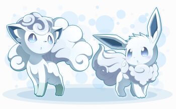 alolan_eevee alolan_form alolan_vulpix eevee fakemon gen_1_pokemon gen_7_pokemon neru_(neruneruru) non-web_source