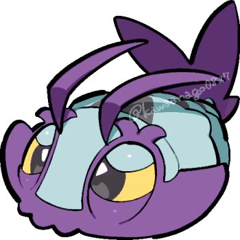 animal_focus antennae bug chibi chibi_only commentary_request full_body gen_7_pokemon kawaanago lowres nintendo no_humans pokemon pokemon_(creature) pokemon_focus solo transparent_background twitter_username wimpod