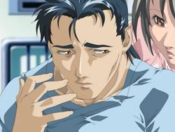 1boy 1girl animated anime_screenshot bed bible_black bra breast_sucking breasts corruption forced grabbing_another&#039;s_breast groping handjob handjob_over_clothes harada_eri hetero hospital hospital_bed imminent_rape kiss looking_at_another mind_control moaning nipples nurse oshima_takeshi shin_bible_black short_hair sound tagme torn_clothes underwear undressing video