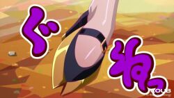 1boy 1girl animal_ears animated anime_screenshot ball bat_ears blonde_hair board_game breasts bridal_gauntlets card clumsy debby_the_corsifa debby_the_corsifa_wa_makezugirai demon_girl demon_tail demon_wings extra_eyes fang fingernails flower garter_straps high_heels large_breasts narrow_waist playing_card portal_(object) red_eyes red_nails reversi rose short_hair skin_fang source_request tagme tail thighhighs video volleyball_(object) wings