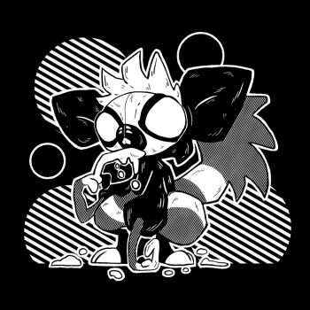 Rule 34 | commentary, english commentary, grafaiai, greyscale, inktober, johnnysmr, looking at viewer, monochrome, nintendo, no humans, pokemon, pokemon (creature), solo, tail