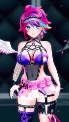 3d animated ass audible_music bouncing_breasts breasts dancing highres indie_virtual_youtuber large_breasts nail_polish sound tagme techy_cutie video virtual_youtuber vrchat