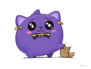 +_+ .live animal animal_ears animal_focus animalization beleven black_eyes coyopotato coyote_(kemono_friends) dog dog_ears dog_tail highres kemono_friends kemono_friends_v_project ribbon rurun_rururica tail virtual_youtuber wolf wolf_ears wolf_tail yellow_eyes yellow_ribbon