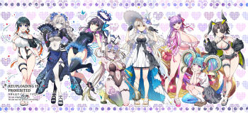 6+girls ahoge animal_ears aqua_hair armpits arms_up bare_shoulders bikini black_bikini black_dress black_gloves black_hair black_jacket black_leotard black_one-piece_swimsuit black_shirt black_shrug black_thighhighs blue_tail blunt_bangs blush bow bracelet breasts brown_hair brown_shoes bug butterfly butterfly_hair_ornament chaldea_logo chaldea_u-summer_island choker claw_(weapon) cleavage colored_inner_hair cropped_shirt curled_horns detached_collar detached_sleeves double_bun dress earrings elbows_on_thighs eyewear_on_head fake_animal_ears fang fate/grand_order fate_(series) flower folding_fan from_side full_body gloves green_hair green_horns green_necktie grey_eyes grey_hair grey_sailor_collar grey_skirt hair_between_eyes hair_bun hair_ornament hair_ribbon hair_rings hairclip halo hand_fan hands_up hat head_on_hands heart heart_background highleg highleg_one-piece_swimsuit highres horns huge_breasts huyan_zhuo_(fate) huyan_zhuo_(swimsuit_berserker)_(fate) insect jacket jeunesse_crane_(fate) jeunesse_crane_(first_ascension)_(fate) jewelry kneeling kriemhild_(fate) kriemhild_(swimsuit_rider)_(fate) kriemhild_(swimsuit_rider)_(first_ascension)_(fate) large_breasts large_hat large_horns larva_tiamat_(swimsuit_archer)_(second_ascension)_(fate) layered_dress legs_folded leotard loafers long_hair long_horns long_sleeves looking_at_viewer low_twintails medium_breasts miss_crane_(fate) miyu_edelfelt miyu_edelfelt_(swimsuit_lancer)_(third_ascension) mole mole_under_eye multicolored_bikini multicolored_hair multiple_girls navel navel_piercing necktie off_shoulder olga_marie_animusphere one-piece_swimsuit open_mouth orange_eyes out_of_frame parted_bangs passionlip_(fate) passionlip_(swimsuit_saber)_(first_ascension)_(fate) piercing pink_bikini pink_eyes pink_hair pink_jacket pink_ribbon pleated_skirt plunging_neckline pointy_ears ponytail purple_eyes purple_hair rabbit_ears rabbit_pose red_bow red_eyes red_hair red_ribbon ribbon ryougi_shiki ryougi_shiki_(swimsuit_mooncancer)_(first_ascension) sailor_collar sailor_shirt sakura_tsubame sandals sarong school_uniform serafuku shirt shoes short_hair shrug_(clothing) single_thighhigh skin_fang skirt small_breasts smile socks squatting standing streaked_hair summer_uniform sunglasses swimsuit symbol-shaped_pupils thick_eyebrows thigh_strap thighhighs thighs tiamat_(fate) twintails two-sided_fabric two-tone_bikini two-tone_dress two-tone_hair two-tone_one-piece_swimsuit two-tone_shirt u-olga_marie u-olga_marie_(first_ascension) underboob very_long_hair watermark weapon white_bikini white_dress white_hair white_hat white_one-piece_swimsuit white_shirt white_shoes white_socks wide_brim wristband x-shaped_pupils