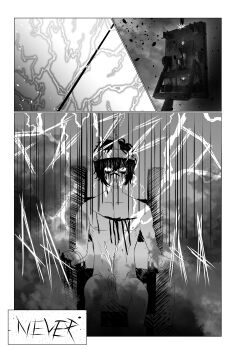 1boy 2021 absurdres bdsm blood bound comic cum death_note electric_chair electricity electrocution english_text erection gagged guro highres male_focus monochrome nipples nude orgasm penis rape satanism sex snuff testicles torture uncensored yaoi