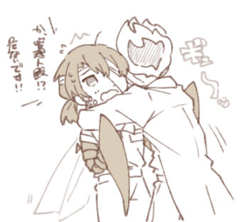 Rule 34 | 1boy, 1other, ^^^, absurdres, ahoge, alternate costume, arms around another's neck, arms around neck, arthropod boy, arthropod limbs, bandage on face, bandage over one eye, bandaged head, bandages, beard stubble, belt, breast pocket, brown hair, clock, coat, cockroach boy, collared shirt, dante (limbus company), extra wings, facial hair, fire, flying sweatdrops, formal clothes, four wings, from behind, from side, g corp. (identity) (project moon), gregor (project moon), greyscale, height difference, highres, holding, hug, insect wings, jacket, lily26983455, limbus company, long hair, long sleeves, low ponytail, monochrome, monster boy, motion lines, multiple wings, necktie, object head, one eye covered, open mouth, pants, parted bangs, photoshop (medium), pocket, ponytail, pouch, project moon, shirt, simple background, sleeves rolled up, stubble, suit, surprised, sweat, sweatdrop, white background, wings