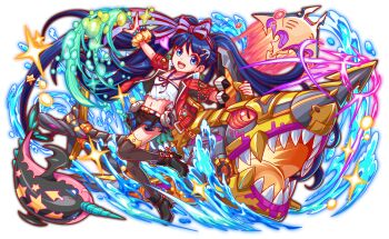 aiguillette alternate_costume alternate_hairstyle anchor_hair_ornament anime_coloring aqua_eyes aqua_horns artist_request badge belt belt_boots belt_buckle belted_jacket black_belt black_collar black_eyes black_footwear black_skirt blouse blue_dress blue_outline blue_ribbon blue_sclera blunt_bangs boots bow bracelet brown_thighhighs buckle button_badge collar collarbone collared_jacket colored_sclera crash_fever dolphin double_horizontal_stripe dress earrings forneus_(crash_fever) full_body game_cg gem green_gemstone green_outline hair_bow hair_ornament hairband halterneck high_collar horizontal-striped_skirt horns jacket jewelry knee_boots long_hair looking_at_viewer midriff miniskirt narrow_waist navel non-humanoid_robot number_print numbered official_alternate_costume official_alternate_hairstyle official_art open_clothes open_hand open_jacket open_mouth outline pleated_skirt print_bow purple_bow red_belt red_bow red_jacket red_outline red_sclera red_sleeves ribbon robot robot_animal scrunchie shark sharp_teeth shirt shirt_ribbon short_sleeves single_horn skinny skirt slit_pupils smile sparkle splashing square square_print star_button star_ornament stingray straight_hair striped_bow striped_clothes striped_skirt tachi-e teeth thighhighs third-party_source tongue transparent_background twintails two-sided_fabric two-sided_jacket two-sided_skirt two-tone_bow two-tone_hairband upper_teeth_only v-shaped_eyes very_long_hair water white_belt white_eyes white_shirt wrist_scrunchie zipper_pull_tab