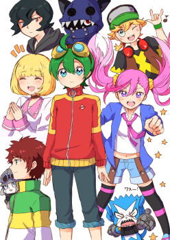 Rule 34 | appmon, asuka torajirou, digimon, digimon universe: appli monsters, dokamon, gatchmon, hackmon (appmon), highres, karan eri, kashiki ai, katsura rei, offmon, ozora yujin, shinkai haru, tagme