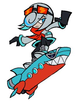 1girl 2025 alternate_costume ascot balancing black_bodysuit blue_eyes blue_hair bodysuit boots colored_inner_hair commentary down_jacket english_commentary expressionless female_focus floating full_body grey_boots grey_jacket hair_over_one_eye hoverboard jacket leaning long_hair long_sleeves looking_ahead lowres multicolored_hair official_alternate_color orange-tinted_eyewear outstretched_arms pants ponytail red_ascot robot saffrox765 sage_(sonic) sega sharp_teeth short_hair simple_background sleeves_past_wrists solo sonic_(series) sonic_racing:_crossworlds streaked_hair teeth thigh_boots tinted_eyewear transparent_background white_background white_hair