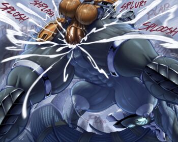 1boy 1girl abs ahkmou anal ass bionicle blue_eyes bouncing_breasts breasts commentary cum cum_in_ass cum_overflow curvy doggystyle english_commentary english_text glowing glowing_eyes hanging_breasts hetero highres huge_ass huge_breasts huge_penis huge_testicles large_areolae large_breasts lego long_hair machine muscular muscular_female nipples penis pltnm_ghost puffy_areolae pussy robot roodaka sex sex_from_behind size_difference sound_effects testicles the_lego_group thick_thighs thighs uncensored veins veiny_penis vortixx