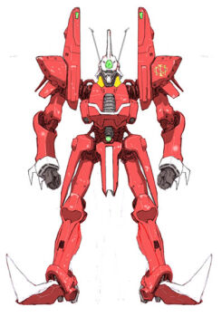 1980s_(style) crossover densetsu_kyojin_ideon fusion ideon juusenki_l-gaim l-gaim_mk_ii mecha oldschool retro_artstyle rmr_robot&#039;s_makes_revolution robot