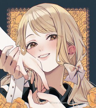 2girls absurdres aihara_wakana bow chigusa_minori dress girls_x_vampire gotou_yura hair_between_eyes hair_bow highres long_hair long_sleeves low_twintails luluna_von_bettelheim multiple_girls open_mouth ribbon sailor_collar sailor_dress school_uniform second-party_source twintails yuri