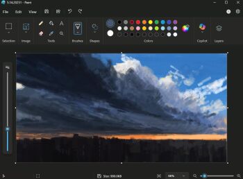 art_program_in_frame christian_young cloud cloudy_sky commentary english_commentary grass landscape microsoft_paint_(medium) microsoft_paint_(software) no_humans original outdoors painterly plain scenery screencap sky sky_focus sunrise