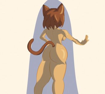 animal_ears ass cat_ears cat_girl cat_tail furry furry_female gameoverse glitch_productions kit_bodega seyass tail