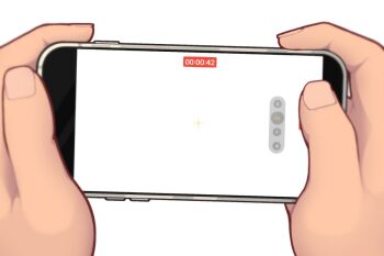 1other alpha_transparency cellphone commentary_request hand_focus miriota original phone pov pov_hands recording smartphone template timestamp transparent_background viewfinder