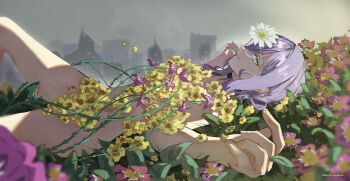 black_choker black_ribbon bomb_devil_(chainsaw_man) chainsaw_man choker dynamite explosive green_eyes grenade_pin hair_between_eyes hair_bun highres imminent_explosion long_hair_between_eyes neck_ribbon pull_cord reze_(chainsaw_man) ribbon single_hair_bun sirenviviane skinny_dipping