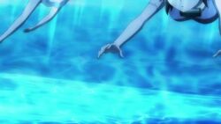 10s 2girls air_bubble akuma_no_riddle animated ass azuma_tokaku bikini blowing_bubbles blue_eyes blue_hair breasts brown_hair bubble cleavage competition_swimsuit highres ichinose_haru legs multiple_girls official_art one-piece_swimsuit pink_eyes pool poolside short_hair sports_bikini submerged swimsuit tagme underwater unitard video yuri