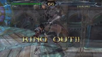 1girl 3d animated audible_speech english_audio game_screenshot kicking namco pantyhose soul_calibur soul_calibur_iii sound tagme taki_(soulcalibur) underwear video video_game_screencap