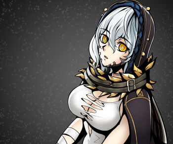 1girl breasts cleavage code_vein highres io_(code_vein) large_breasts tagme