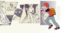 agatha_(pokemon) alakazam animated arcanine asymmetrical_hair badge baseball_cap biker_(pokemon) bill_(pokemon) black_hair blaine_(pokemon) blastoise blue_oak brock_(pokemon) brown_hair bruno_(pokemon) bug_catcher_(pokemon) bulbasaur celio_(pokemon) chansey charizard charmander clefairy denim denim_shorts doduo dragonite drowzee erika_(pokemon) exeggutor gen_1_pokemon gengar giovanni_(pokemon) golbat graveler gym_leader hair_tie hat hypno kangaskhan koga_(pokemon) lance_(pokemon) lapras leaf_(pokemon) lillinhuang long_hair lorelei_(pokemon) machamp machop magnemite marowak mega_charizard_x mega_pokemon misty_(pokemon) muk multiple_boys multiple_girls muscular nidoking nidorina nidorino nintendo onix pidgeot pidgey pikachu poke_ball pokemon pokemon_frlg ponytail raichu rattata red_(pokemon) rhydon roughneck_(pokemon) sabrina_(pokemon) professor_oak scientist_(pokemon) shirt short_hair shorts side_ponytail slowpoke smile snorlax squirtle starmie surge_(pokemon) tagme team_rocket team_rocket_grunt video vileplume voltorb weezing white_shirt zubat