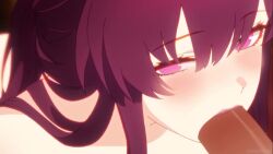 1boy 2girls animated anus ass breasts chainsaw_man completely_nude cooperative_fellatio crossover cum cum_in_mouth fellatio honkai:_star_rail honkai_(series) huge_ass kafka_(honkai:_star_rail) kizu large_breasts looking_at_viewer makima_(chainsaw_man) multiple_girls nude oral pov pov_crotch purple_hair pussy red_hair ringed_eyes sound tagme teamwork_(sexual) testicle_sucking testicles uncensored video yellow_eyes