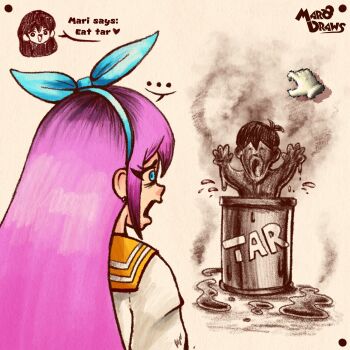 ... 1boy 2girls ai-generated_art_(topic) antenna_hair artist_name ash_baby_(meme) aubrey_(faraway)_(omori) aubrey_(omori) black_hair blue_eyes brother_and_sister chibi commentary double-parted_bangs drum_(container) ear_piercing english_commentary english_text hair_between_eyes highres jacket long_hair looking_at_another mari_(faraway)_(omori) mari_(omori) marodraws meme multiple_girls omori open_mouth piercing pink_hair siblings sidelocks speech_bubble spoken_ellipsis sunny_(omori) white_jacket