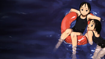 2girls character_request copyright_request highres multiple_girls tagme takamichi
