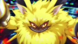 angoramon animated brown_hair diarbbitmon digimon digimon_(creature) digimon_ghost_game evolution evolutionary_line flying highres lamortmon long_hair looking_at_another mask pink_eyes rabbit rabbit_mask ribbon screencap symbareangoramon transformation tsukiyono_ruli video wolpertinger