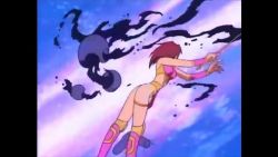 1990s_(style) action animated anime_screenshot anus anus_peek armor ass ball_boy battle blue_hair bouncing_breasts breasts brider brown_hair captain_atlantis changing_colors choujin_gakuen_gowcaizer covered_erect_nipples fighting flying_kick fudomaru gowcaizer hellstinger helmet henshin high_heels highres hishizaki_shaia_(gowcaizer) kaiza_gouichiro kaiza_isato kash_gyustan kicking kotobuki_tsukasa large_breasts leotard long_hair marion_(gowcaizer) motor_vehicle motorcycle motorcycle_helmet nipples oobari_masami ozaki_shizuru pink_hair platonic_twins ponytail purple_hair retro_artstyle robot shigure_kyosuke shoulder_armor son_karin thong thong_leotard transformation v video yoshinari_kou