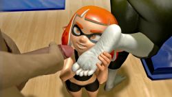 1boy 20s 2girls 3d animated ass barefoot black_mask black_pants black_pubic_hair black_shorts black_tank_top breasts colored_skin crop_top crossover cum cum_in_mouth cum_on_body cum_on_feet cum_on_lower_body ejaculation erection facial fang feet foot_grab grin gym_uniform hetero highres indoors inkling inkling_girl inkling_player_character interspecies kneeling licking licking_foot licking_lips looking_at_penis looking_at_viewer male_masturbation male_pubic_hair masturbation matching_hair/eyes midriff multiple_girls navel negativecoresfm nintendo nude open_mouth orange_eyes orange_hair pants pointy_ears pubic_hair rubbing short_hair shorts sitting size_difference sleeveless small_breasts smile soles sound source_filmmaker_(medium) source_request splatoon_(series) splatoon_1 spots squishing standing standing_on_one_leg striped super_smash_bros. tank_top tentacle_hair testicles toes tongue tongue_out uncensored video what white_skin wii_fit wii_fit_trainer wii_fit_trainer_(female) yoga_pants