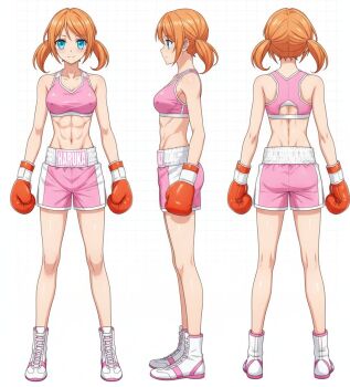 1girl abs ass covered_erect_nipples muscular muscular_female tagme thalyseuro