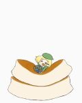 &gt;_&lt; :d animated beret blonde_hair bouncing esaka fate/grand_order fate_(series) food hat mini_person minigirl open_mouth pancake pantyhose paul_bunyan_(fate) short_hair smile video xd yellow_eyes