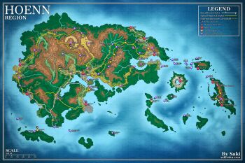 absurdres commentary commentary_request english_commentary english_text highres hoenn_map island krita_(medium) map map_(medium) map_legend mixed-language_commentary nintendo no_humans pokemon pokemon_(anime) sakibanki watermark web_address
