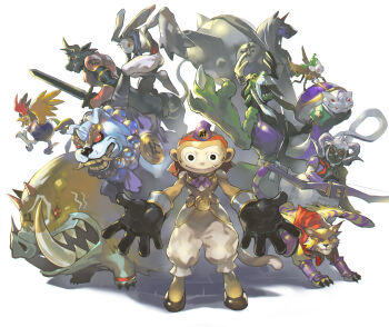 absurdres andiramon_(deva) bird boar boar_(chinese_zodiac) caturamon chicken chinese_zodiac deva_(digimon) digimon dog dog_(chinese_zodiac) dragon dragon_(chinese_zodiac) goat highres horse horse_(chinese_zodiac) indaramon kumbhiramon majiramon makuramon mihiramon monkey monkey_(chinese_zodiac) mouse_(animal) ox ox_(chinese_zodiac) pajiramon pig rabbit rabbit_(chinese_zodiac) rat_(chinese_zodiac) rooster rooster_(chinese_zodiac) sandiramon sheep sheep_(chinese_zodiac) sinduramon snake snake_(chinese_zodiac) tiger tiger_(chinese_zodiac) vajramon vikaralamon