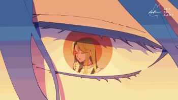 1boy 1girl animated animated_gif artist_name black_hat book crying earrings eye_focus eyelashes gem green_hair hat highres holding holding_unworn_clothes holding_unworn_hat jewelry lang_ji long_hair long_sleeves looking_at_viewer necklace open_book orange_eyes original parted_lips pearl_(gemstone) pearl_necklace purple_eyes shirt tears unworn_eyewear unworn_hat unworn_headwear watermark white_shirt