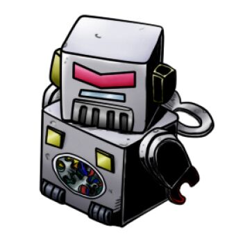blikmon digimon lowres machine magnet robot simple_background solo white_background winding_key