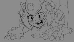 1girl 2boys anal anal_beads anilingus animated anus anythinggoes blush bouncing_breasts breasts cross-section cum cum_in_ass cum_in_mouth cum_in_pussy cum_overflow digimon digimon_(creature) digimon_frontier doggystyle ejaculation fellatio finger_in_ass fins group_sex helmet hetero interspecies mmf_threesome monochrome monster_girl multiple_boys nipples oral penis pussy ranamon reverse_suspended_congress sex sex_from_behind sex_toy sound spanking testicles threesome uncensored vaginal video x-ray