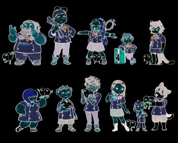 4girls 6+boys :d ^_^ ambrosia_(dungeon_meshi) animal_ears ascot barefoot beard black_eyes black_footwear black_fur black_hair black_pants black_shorts blonde_hair blue_ascot blue_eyes boots bow braid braided_beard brown_footwear brown_hair buckle cat_ears cat_girl cat_tail chilchuck_tims choker closed_eyes collared_shirt commentary_request curly_hair dark-skinned_male dark_skin dia_(dungeon_meshi) dog_boy dog_ears dog_tail dungeon_meshi dwarf elf facial_hair gnome green_eyes hair_bow halfling hand_on_own_chin hand_on_own_hip highres holm_kranom index_finger_raised izutsumi joypoli-kun joypolis kabru kui_ryouko kuro_(dungeon_meshi) lace-up_boots laios_touden light_brown_hair long_beard long_hair long_sleeves looking_down looking_up marcille_donato medium_hair mickbell_tomas multiple_boys multiple_girls mustache official_art one_eye_closed open_mouth outstretched_arms pants pointy_ears ponytail red_bow red_choker rin_(dungeon_meshi) sandals second-party_source senshi_(dungeon_meshi) shirt shoes short_hair short_sleeves shorts side_braids smile sneakers snout sprout staff strap stroking_own_chin tail treasure_chest white_background white_footwear white_fur white_pants white_shirt yellow_eyes