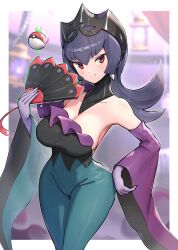 Rule 34 | absurdres, breasts, creatures (company), game freak, highres, large breasts, nintendo, official alternate costume, pokemon, pokemon bw2, sabrina (pokemon), solo