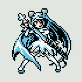 Rule 34 | animal hat, digimon, digimon (creature), hat, mouse hat, nun, sistermon ciel