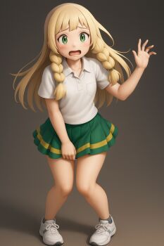 blonde_hair lillie_(pokemon) school_uniform skirt