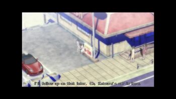 1girl 3girls animated cheating_(relationship) fellatio hidden_oral itou_makoto_(school_days) katsura_manami kiyoura_mai mature_female multiple_girls netorare oral outdoors restaurant saionji_youko shiny_days tagme video