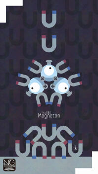 Rule 34 | bolt (hardware), english text, full body, gen 1 pokemon, highres, magnet, magneton, meme (sleepsheep), nintendo, no humans, one-eyed, pokemon, pokemon (creature), pokemon focus, screw, solo