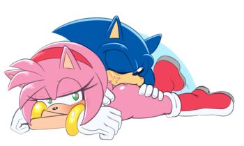 1boy 1girl amy_rose ass back bare_back bare_legs biting biting_ass blue_fur blue_hair blush bracelet completely_nude eyelashes gloves green_eyes hairband heart heart-shaped_pupils hedgehog hetero huge_ass hyoumaru jewelry legs lying naked_boots nude on_stomach petite pink_fur pnk_hair sega sex sonamy sonic_(series) sonic_the_hedgehog spiked_hair symbol-shaped_pupils tail