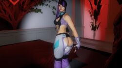 1boy 1girl 3d absurdres animated ass ass_smack clothed_female_nude_male female_ejaculation han_juri highres indoors mr._orange nude sound spanking_self street_fighter street_fighter_6 tagme video virt-a-mate