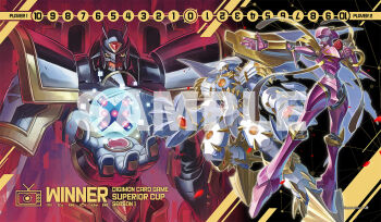 Rule 34 | a-er (akkij0358), alphamon, armor, black armor, black helmet, black wings, cowboy shot, digimon, digimon (creature), digimon card game, dynasmon, full body, helmet, knight, lordknightmon, pink armor, pink helmet, torn wings, white armor, white helmet, wings, x-antibody