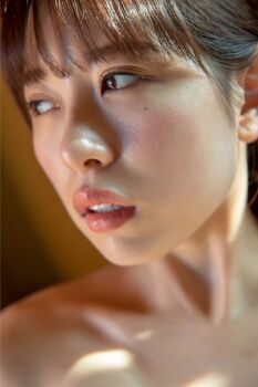1girl aoi_rena close-up collarbone indoors japanese_(nationality) lips looking_to_the_side photo_(medium) real_life short_hair