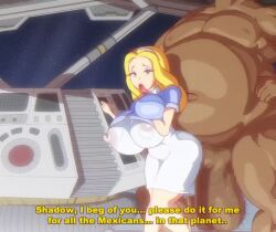 1boy 1girl age_difference ahegao alternate_breast_size_(larger) anal angelauxes animated ass blonde_hair blue_dress blue_eyes breasts casual_nudity clothed_female_nude_male clothed_sex continuous_ejaculation cum cum_in_ass cum_overflow dark-skinned_male dark_skin dress fat fat_man grabbing_own_breast huge_ass huge_breasts interracial kyojiri_loli long_hair maria_robotnik moaning naughty_face nude oppai_loli pale_skin penis sex sex_from_behind size_difference sonic_(series) sound standing standing_sex tagme testicles thick_thighs thighs tongue tongue_out ugly_bastard video wide_hips